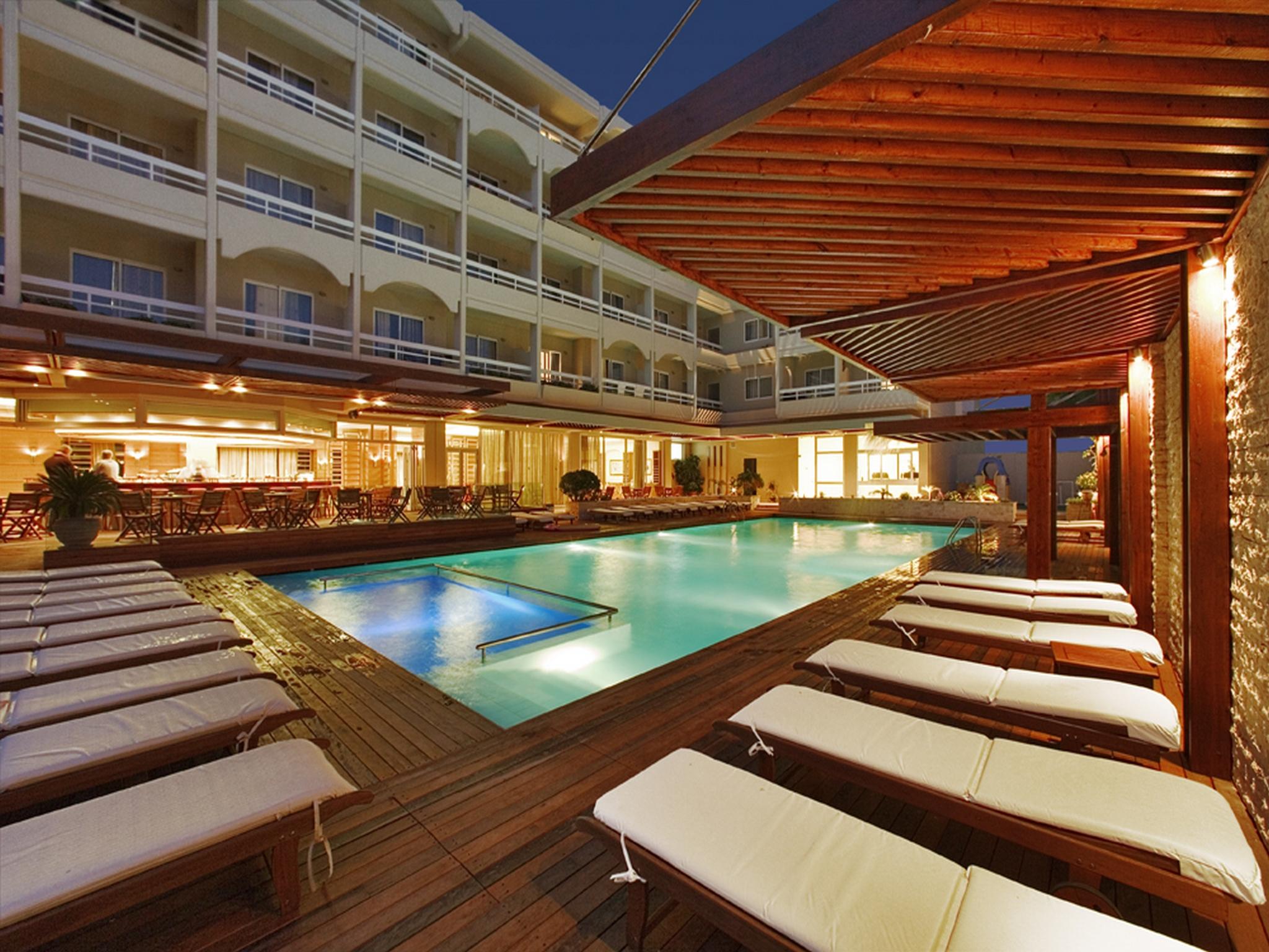 Athineon Hotel Rhodes City Bagian luar foto