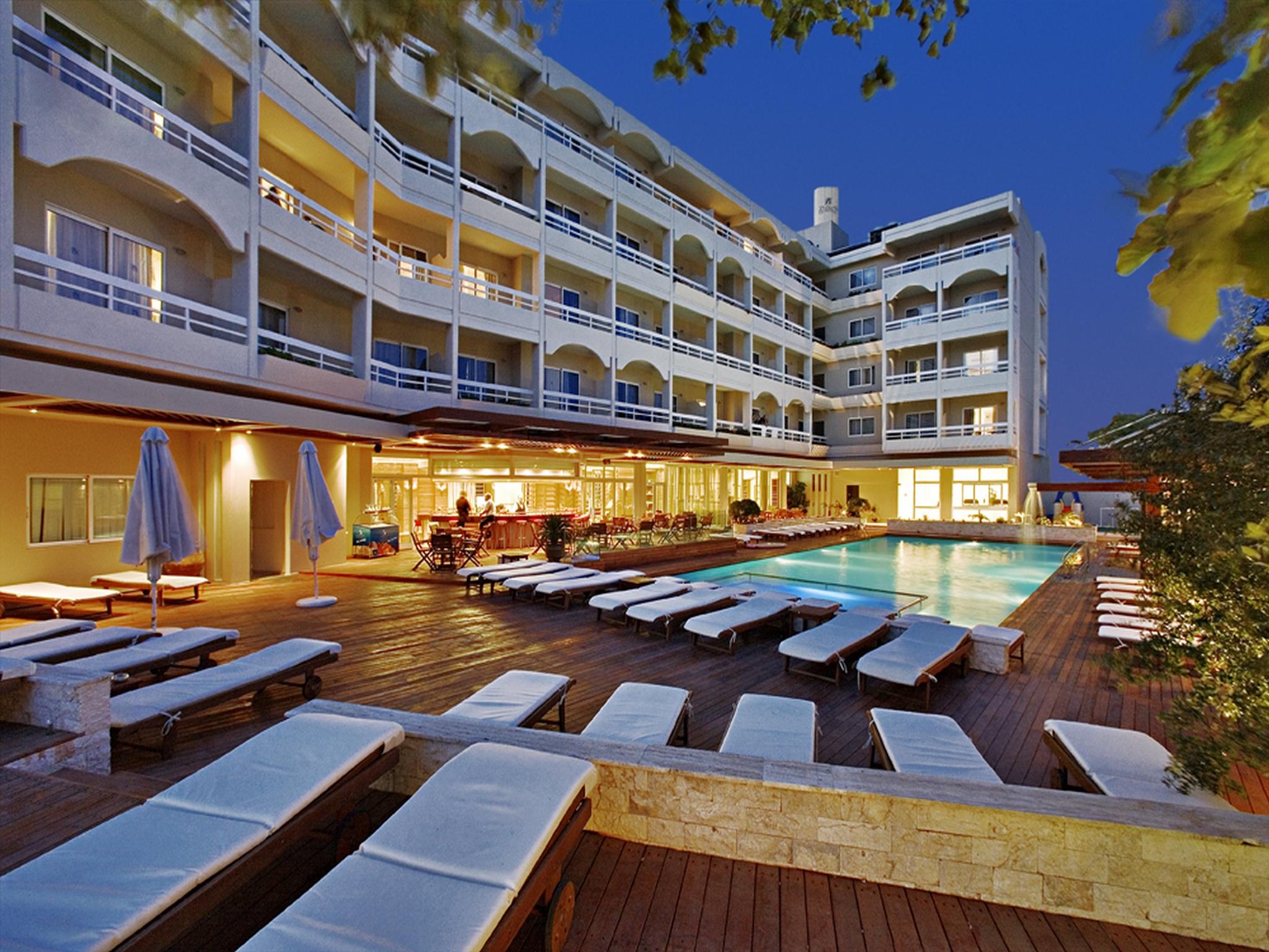 Athineon Hotel Rhodes City Bagian luar foto