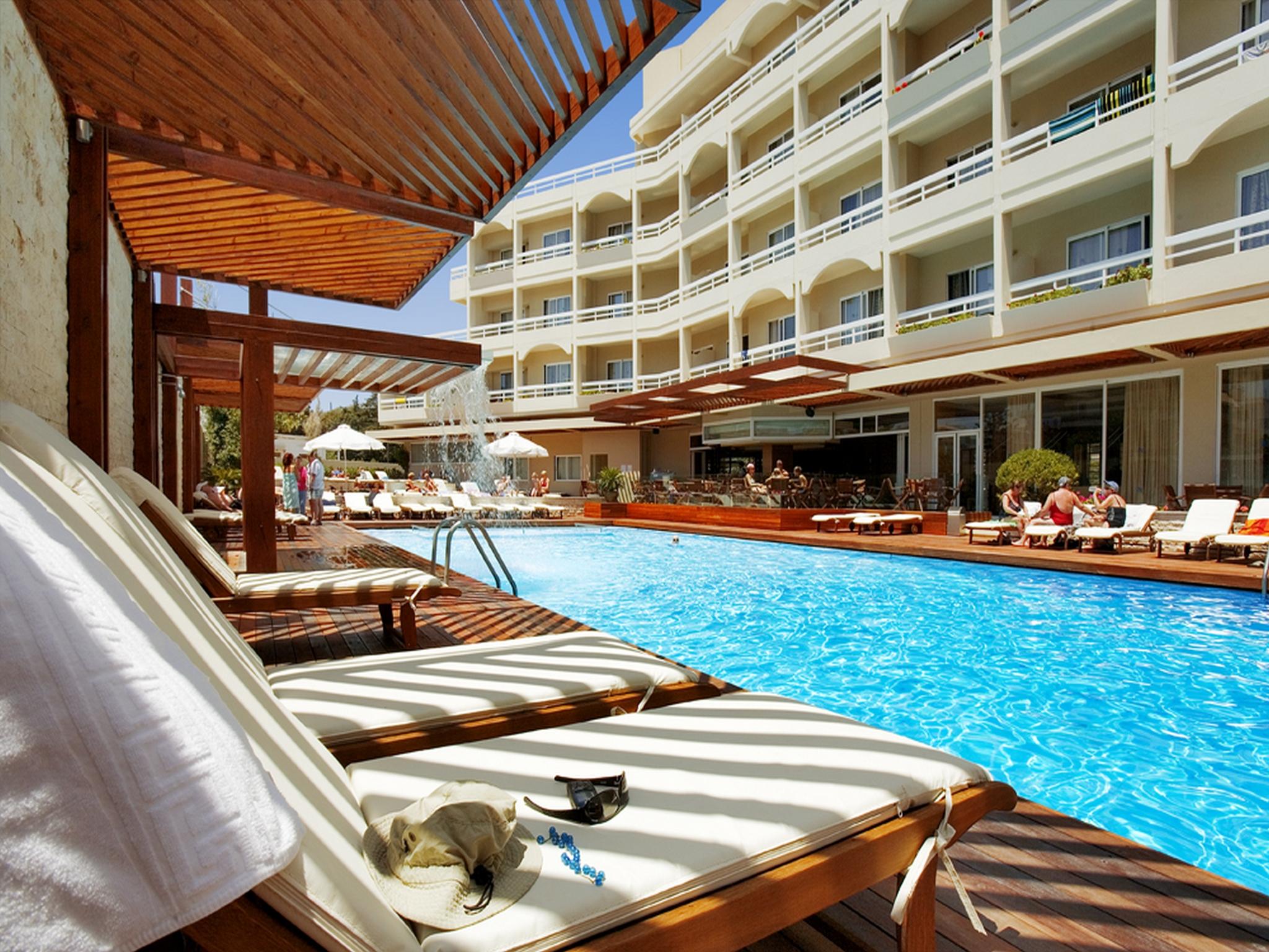 Athineon Hotel Rhodes City Bagian luar foto